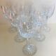 Set of 6 crystal glasses
