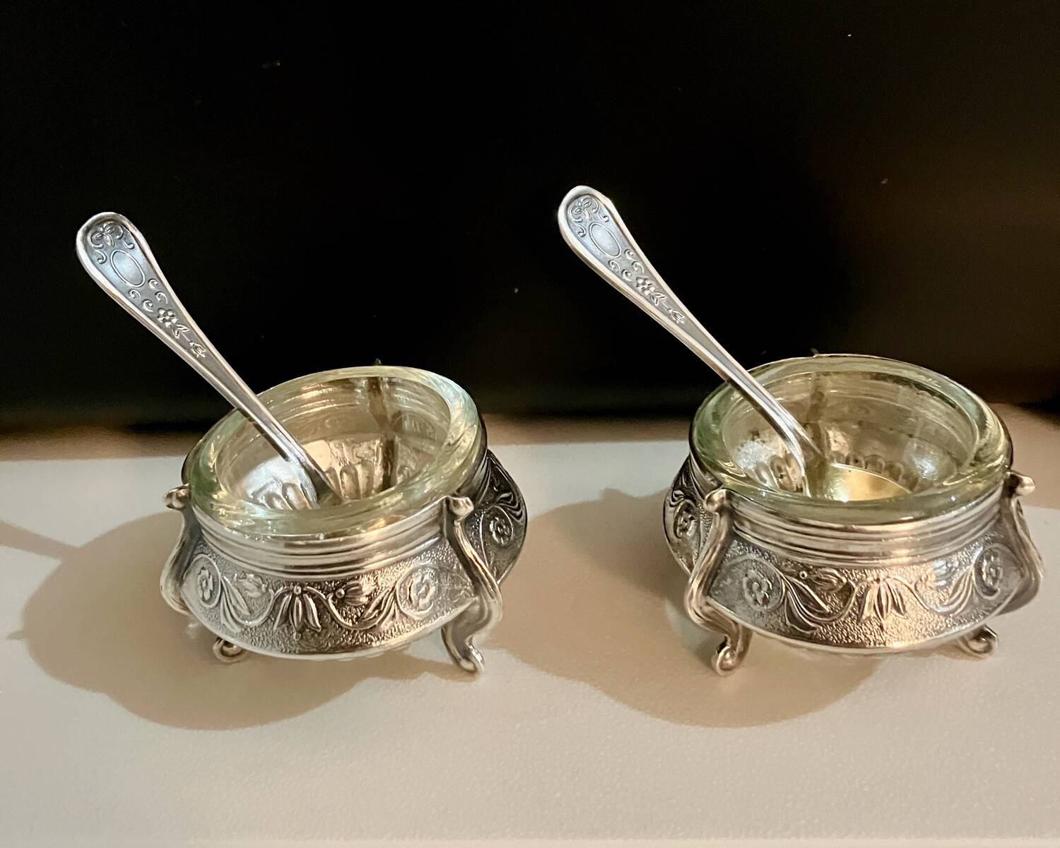 Paire de salières