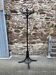 Antique French Art Deco Parrot Coat Rack Curved Wood