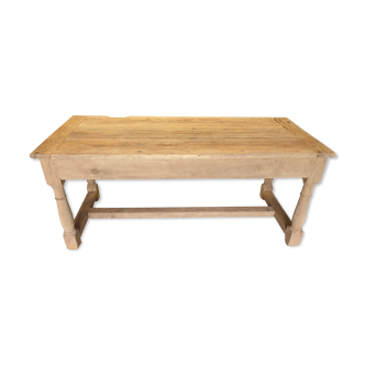 19th oak farm table