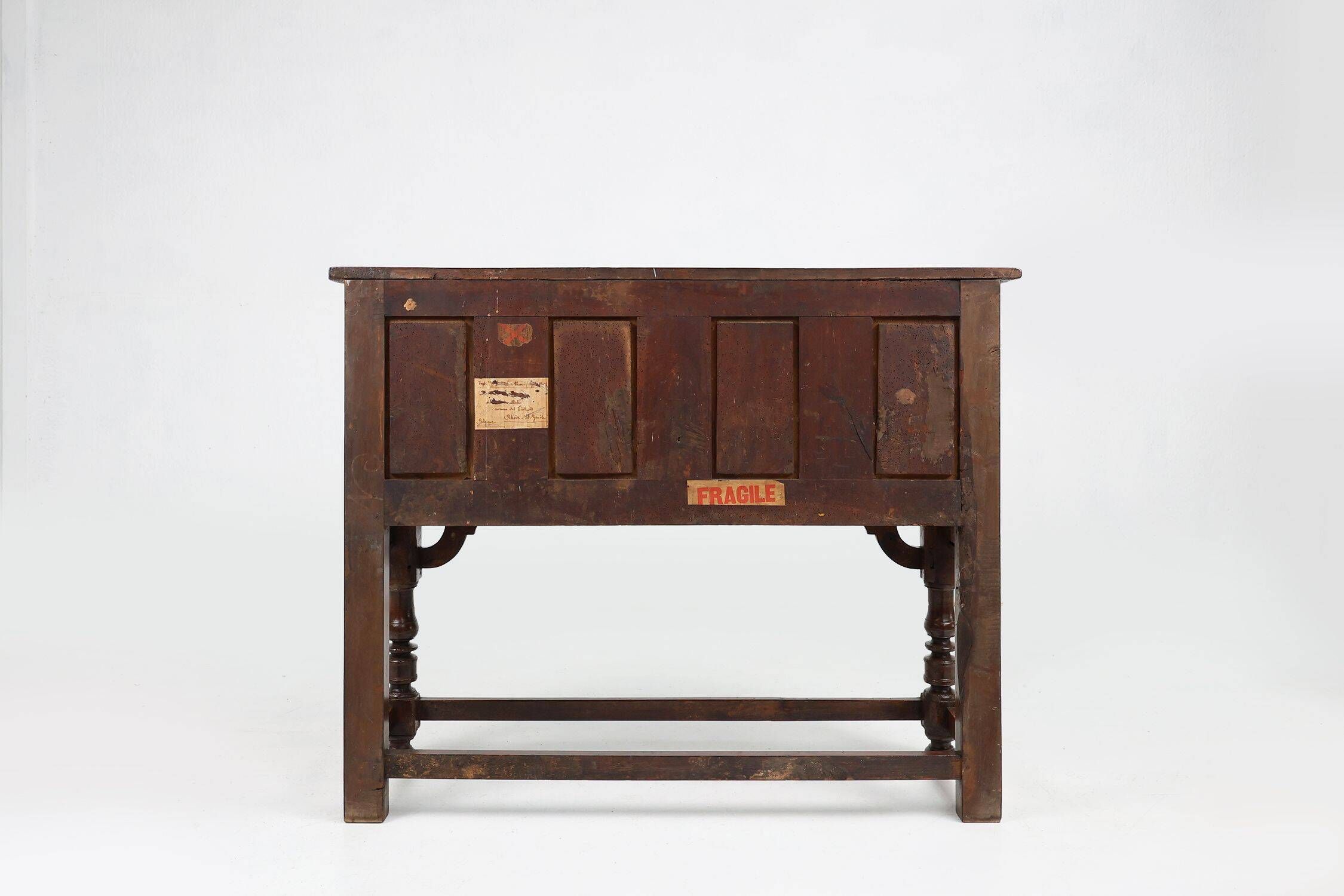 Antique Spanish Carved Cabinet in Oak