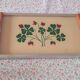 Art deco clovers tray