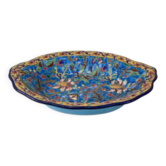 Decorative bowl in Longwy enamels