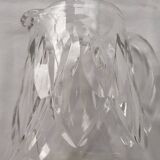 Carafe, crystal pitcher signed Saint Louis