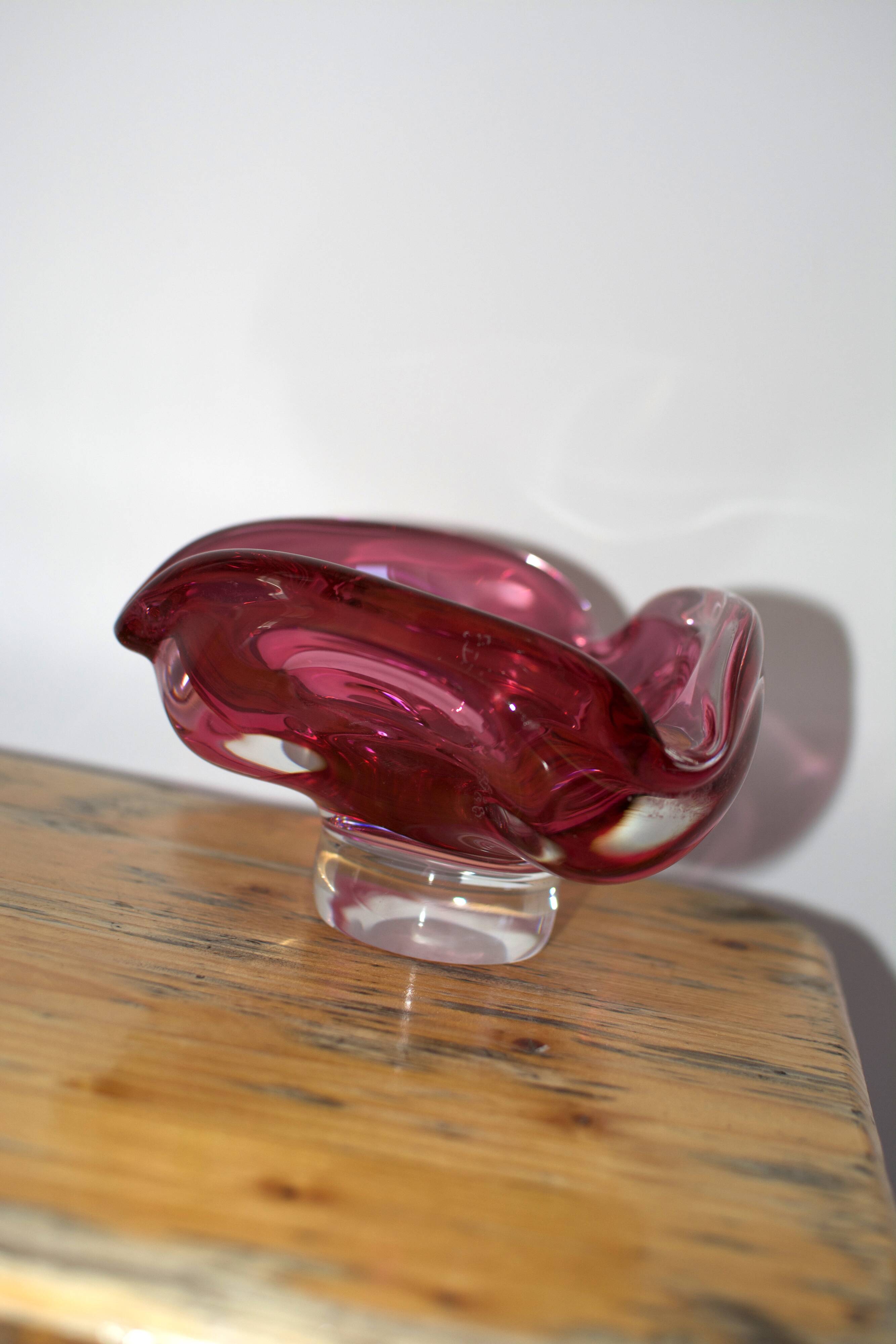 Cendrier en verre Murano