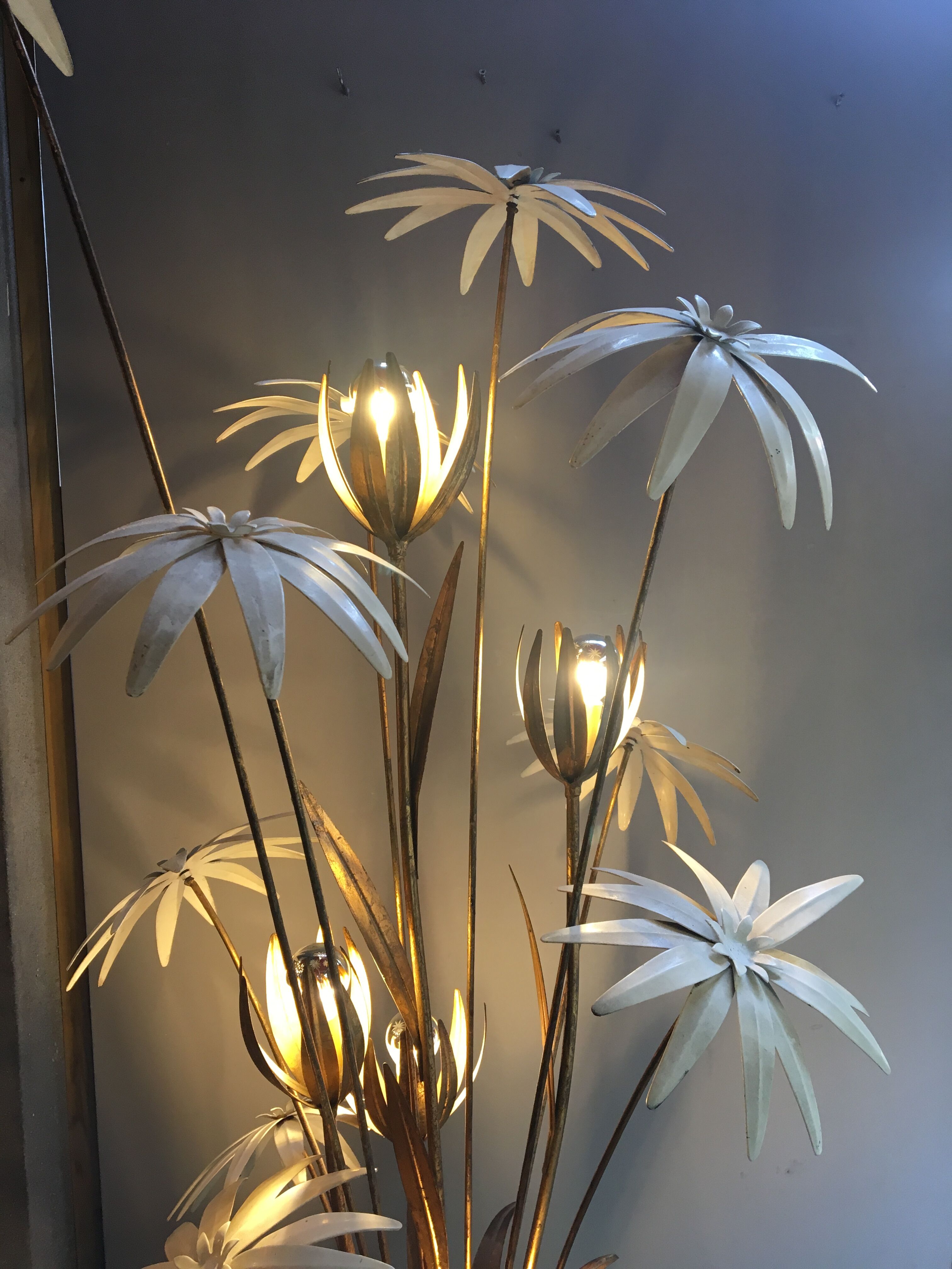 Lampadaire floral Hans Kögl, 1970