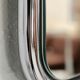 Pair of 70s tubular mirrors, chrome steel