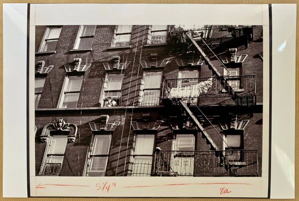 Un regard suspendu Escalier de secours d'appartements New York City – 1953