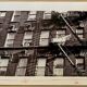 A suspended gaze Emergency staircase of apartments New York City – 1953