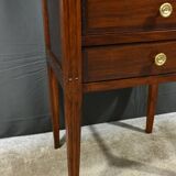 Mahogany chest of drawers, Louis XVI period – Late 18th century