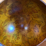 Globe bar vintage en bois – mini bar mappemonde