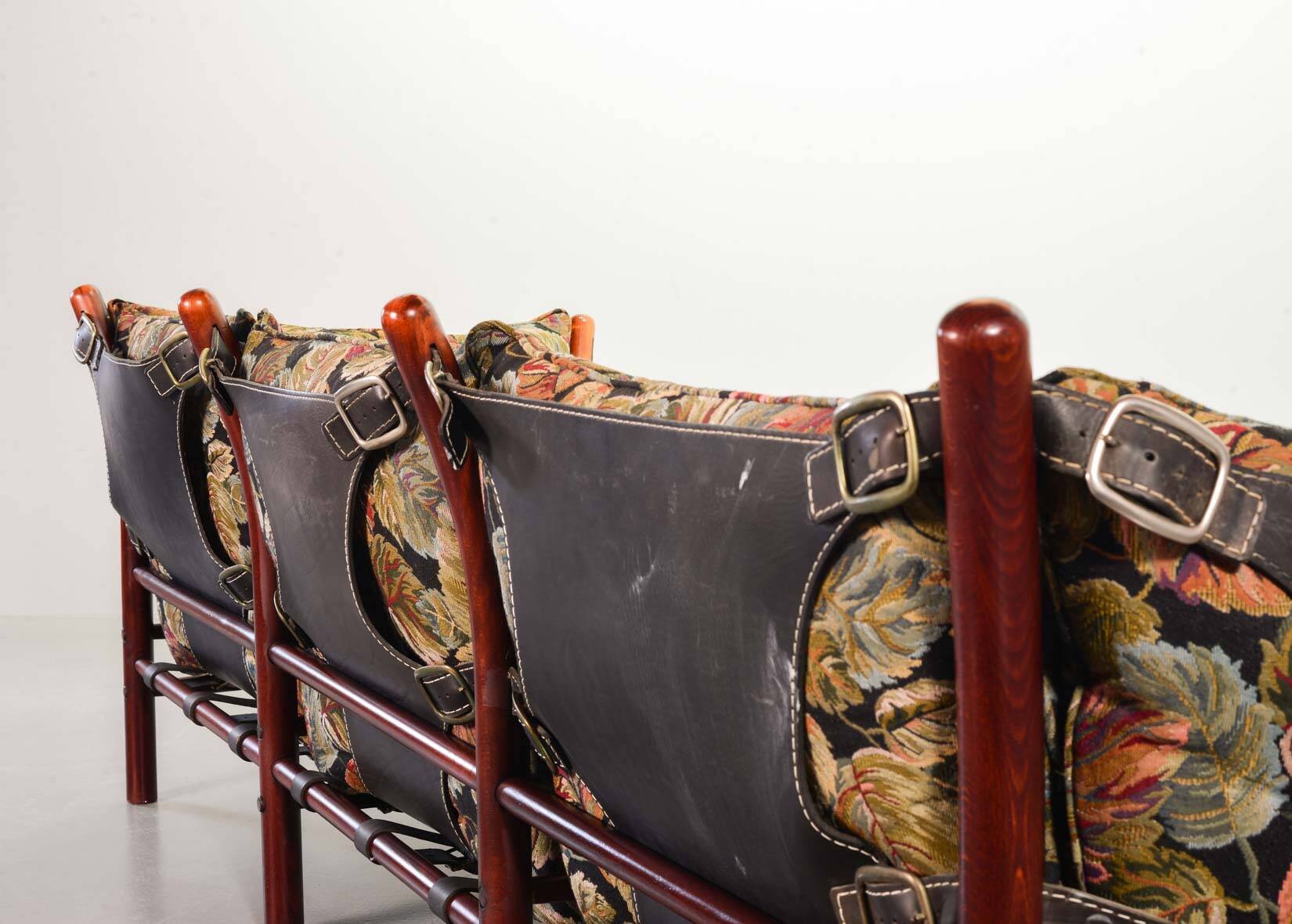 Arne Norell 3-Seat Ilona Rosewood Sofa for Arne Norell AB Aneby Möbler 60s