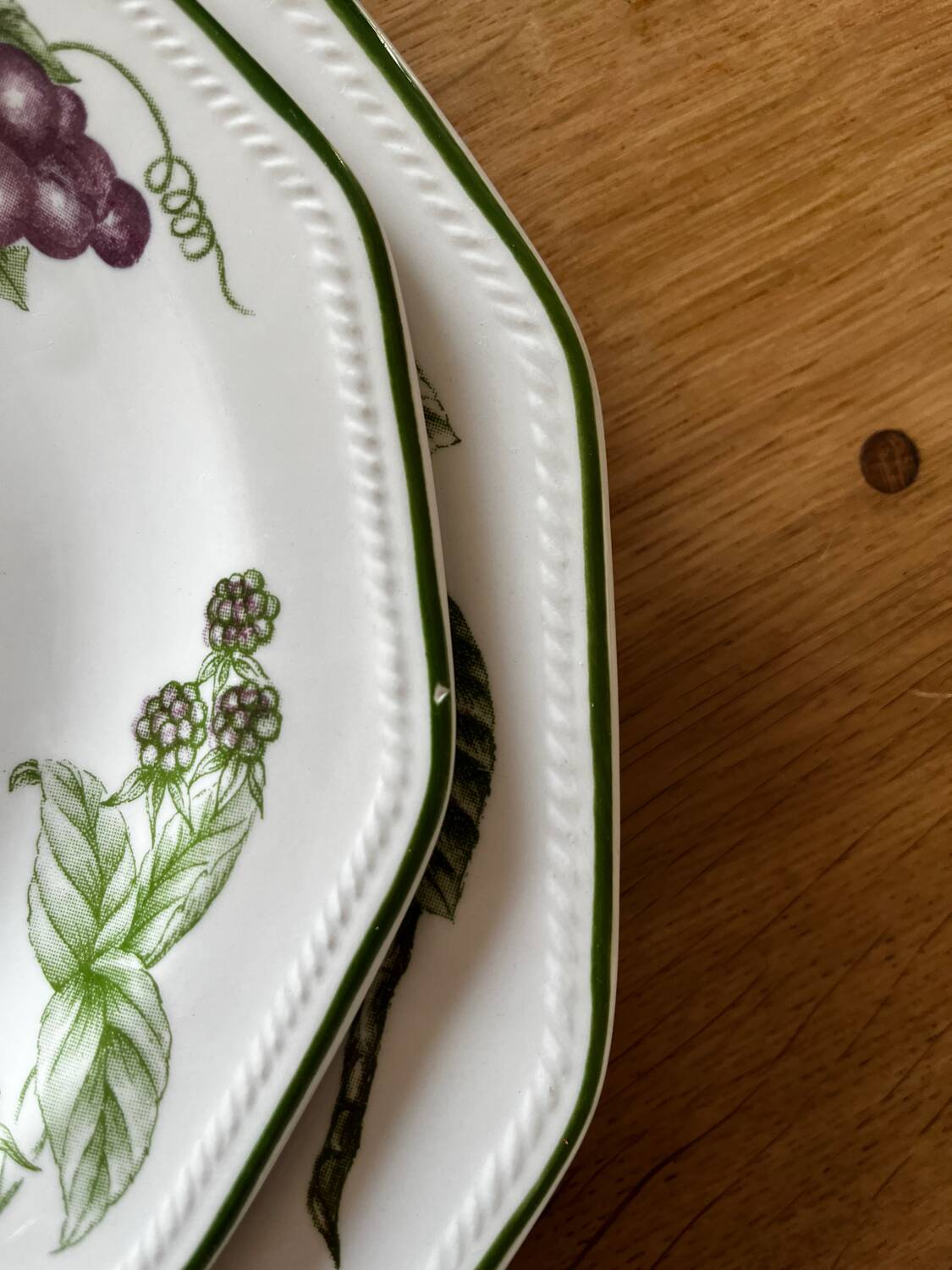 Service vaisselle anglaise