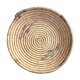 Braided round ethnic tray or wall decoration