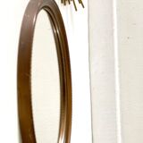 Miroirs rond doré et miroir soleil doré vintage