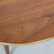 Scandinavian modern teak round coffee table, 1960's denmark