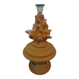 Terracotta garden lamp base