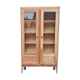 Armoire pied compas en chêne blond