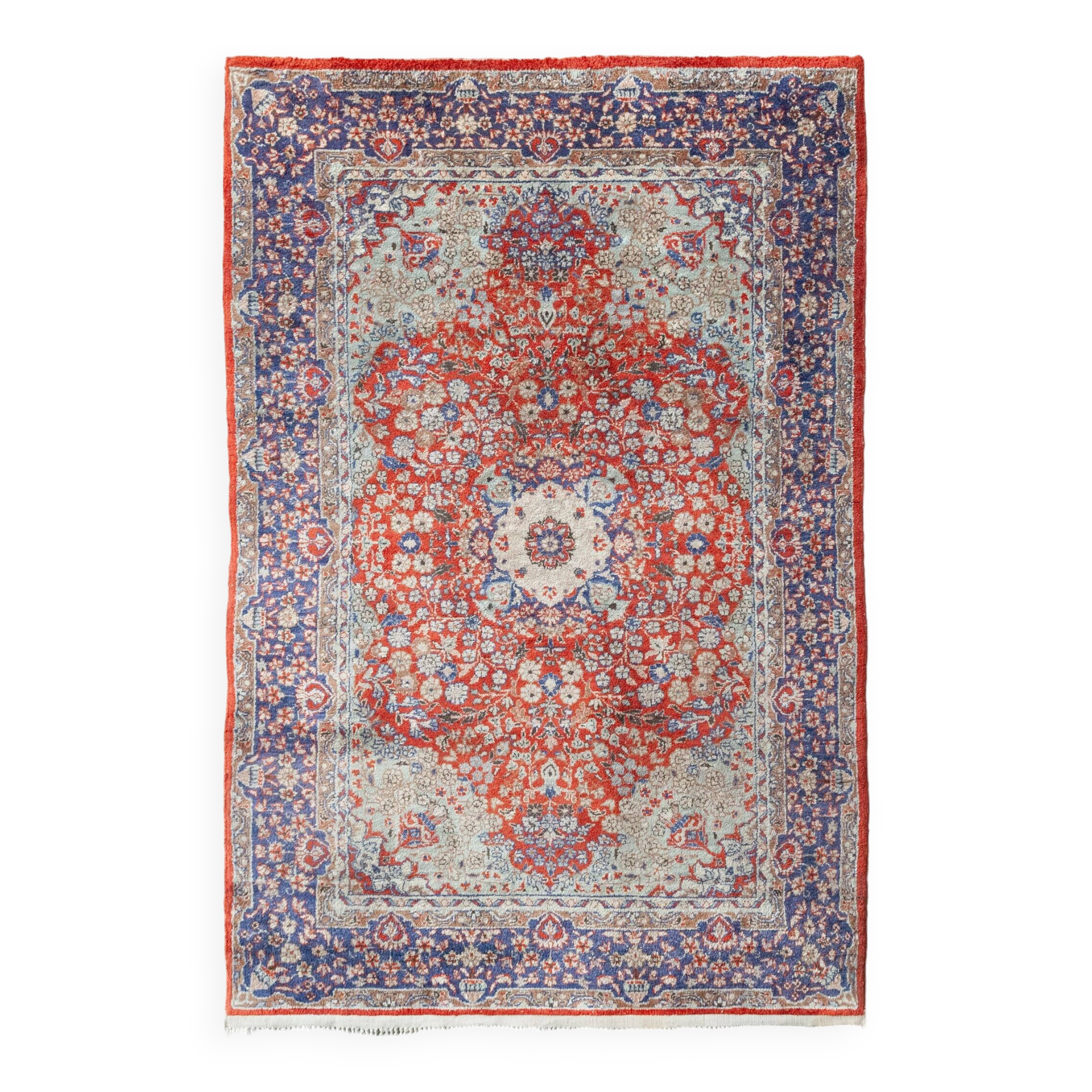 Ghoum Hand Woven Silk - Vintage Rug