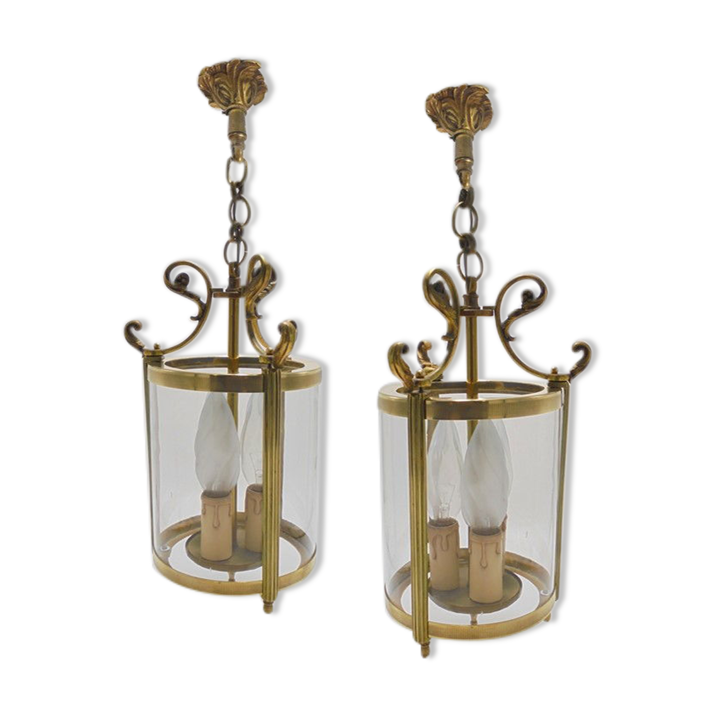 Pair of vestibule suspensions