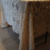 2 antique crocheted bedspreads