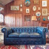 3-seater Chesterfield sofa
