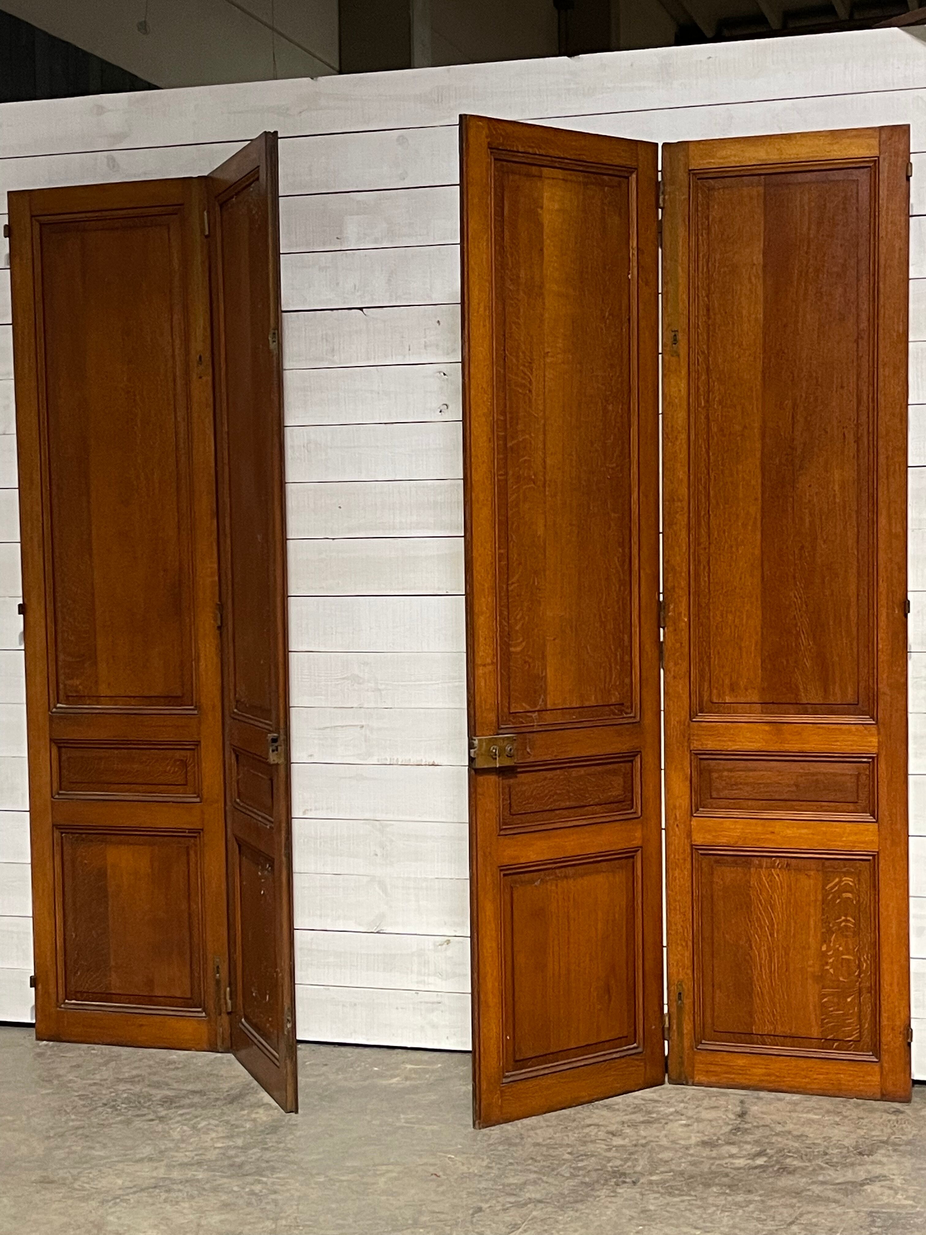 Old oak doors