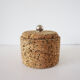 Cork ice bucket and its 1970 ice clip