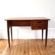 Small vintage 1960s Scandinavian teak desk