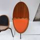 Set of "A6" chairs, Joseph-André Motte for Steiner, wood and leather, 2000s – France
