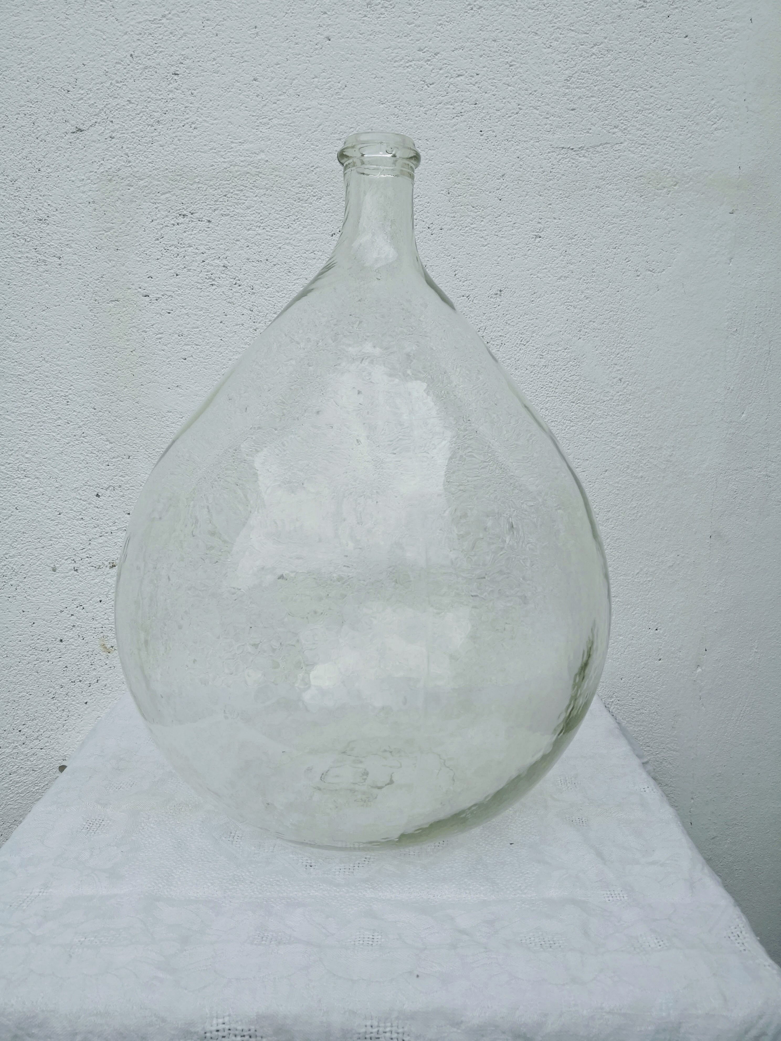 Transparent demijohn 15l