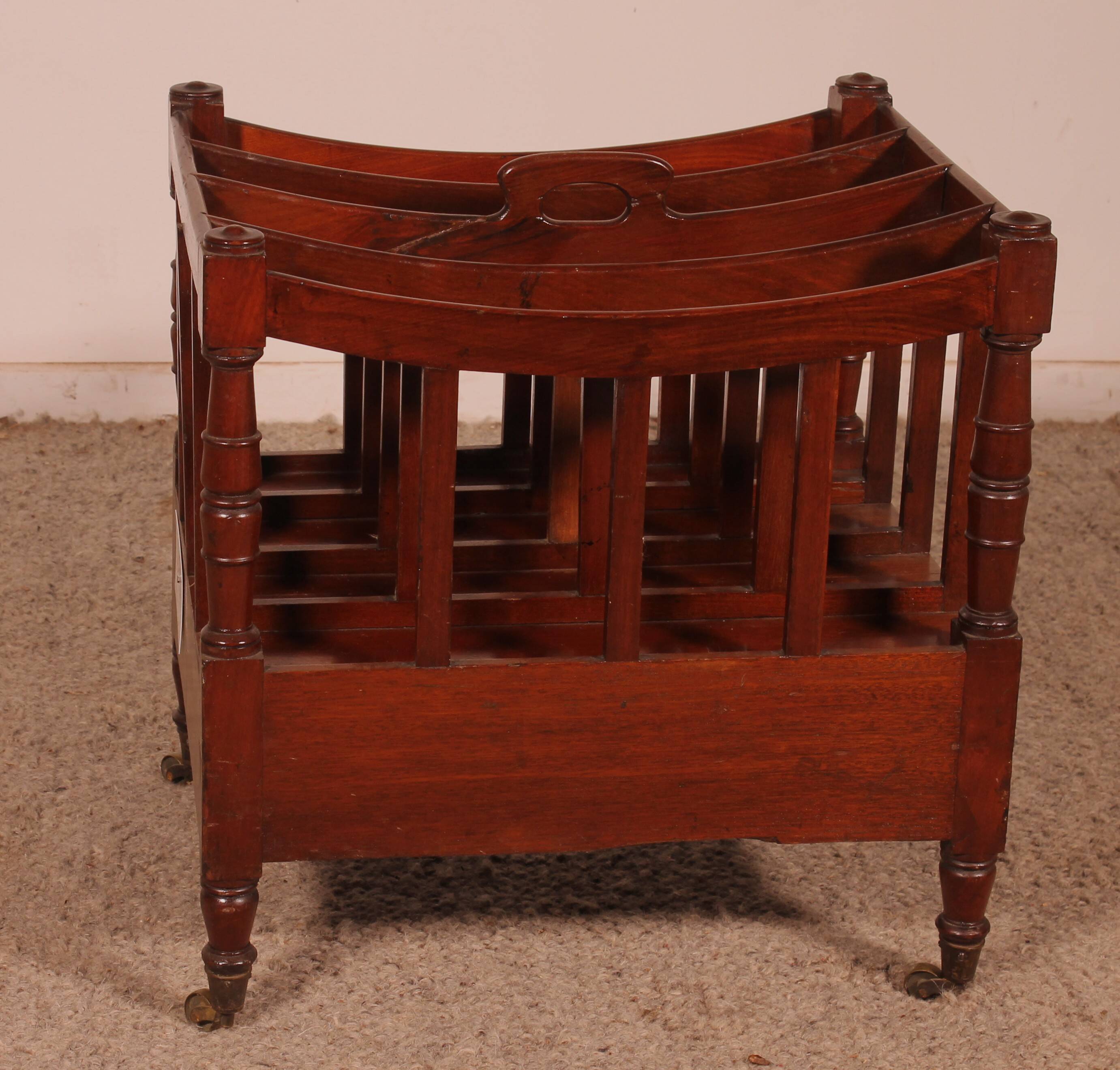 Canterbury in Mahogany from the Early 19th Century Regency Period