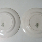 Digoin Sarreguemines 9420 carnation 2 flat plates