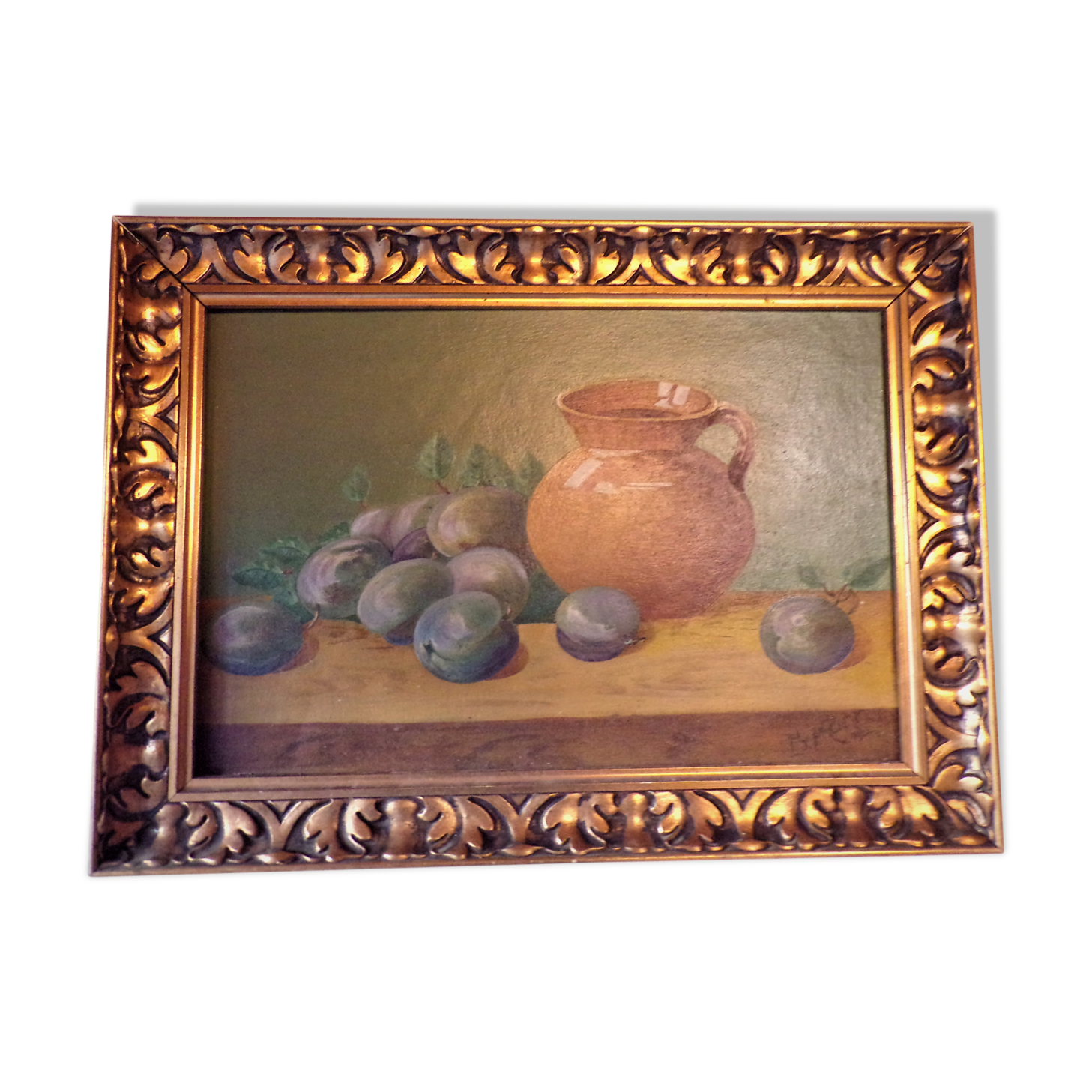 Nature morte signé Kuhn 1922