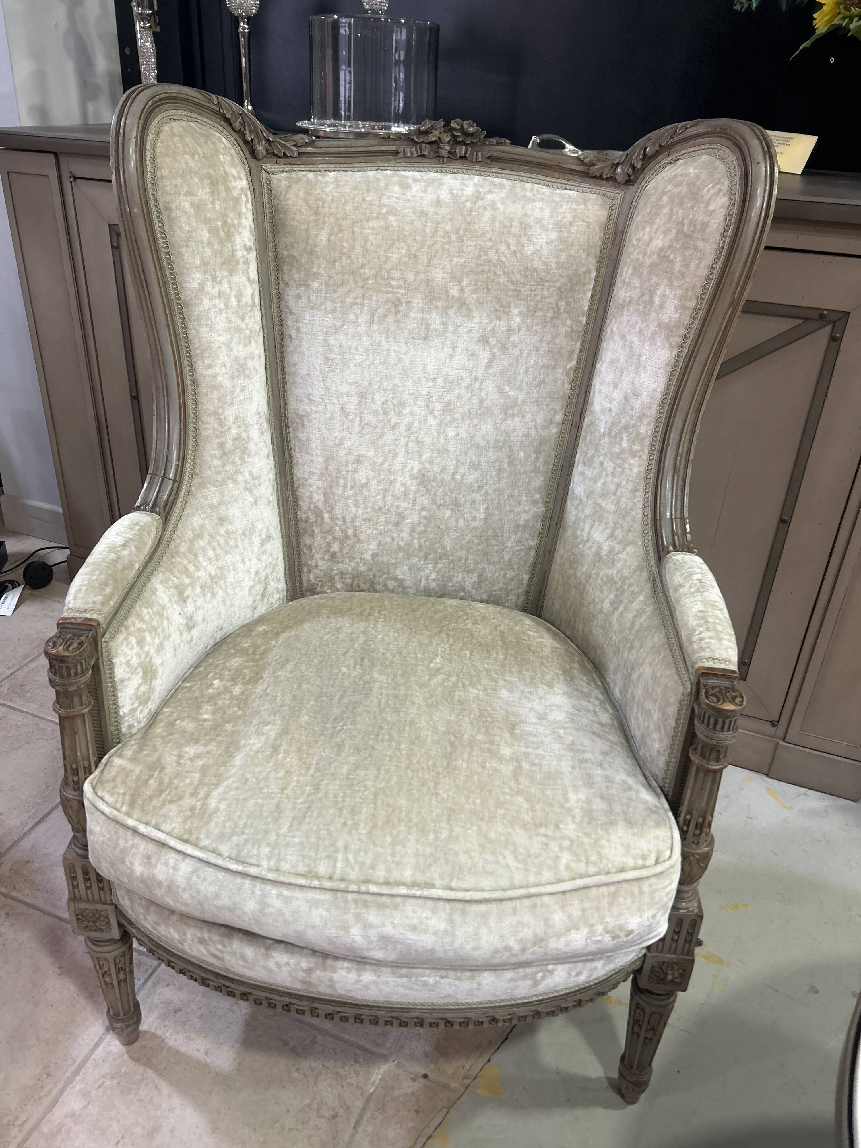 Bergère de style Louis XVI