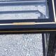 Side table end of sofa Pierre Vandel in metal and glass tops