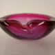 Sommerso Murano Glass Ashtray, Italy, 1960s