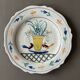 Wedding plate Nevers 18th century