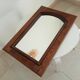 Miroir vintage rustique années 70/80