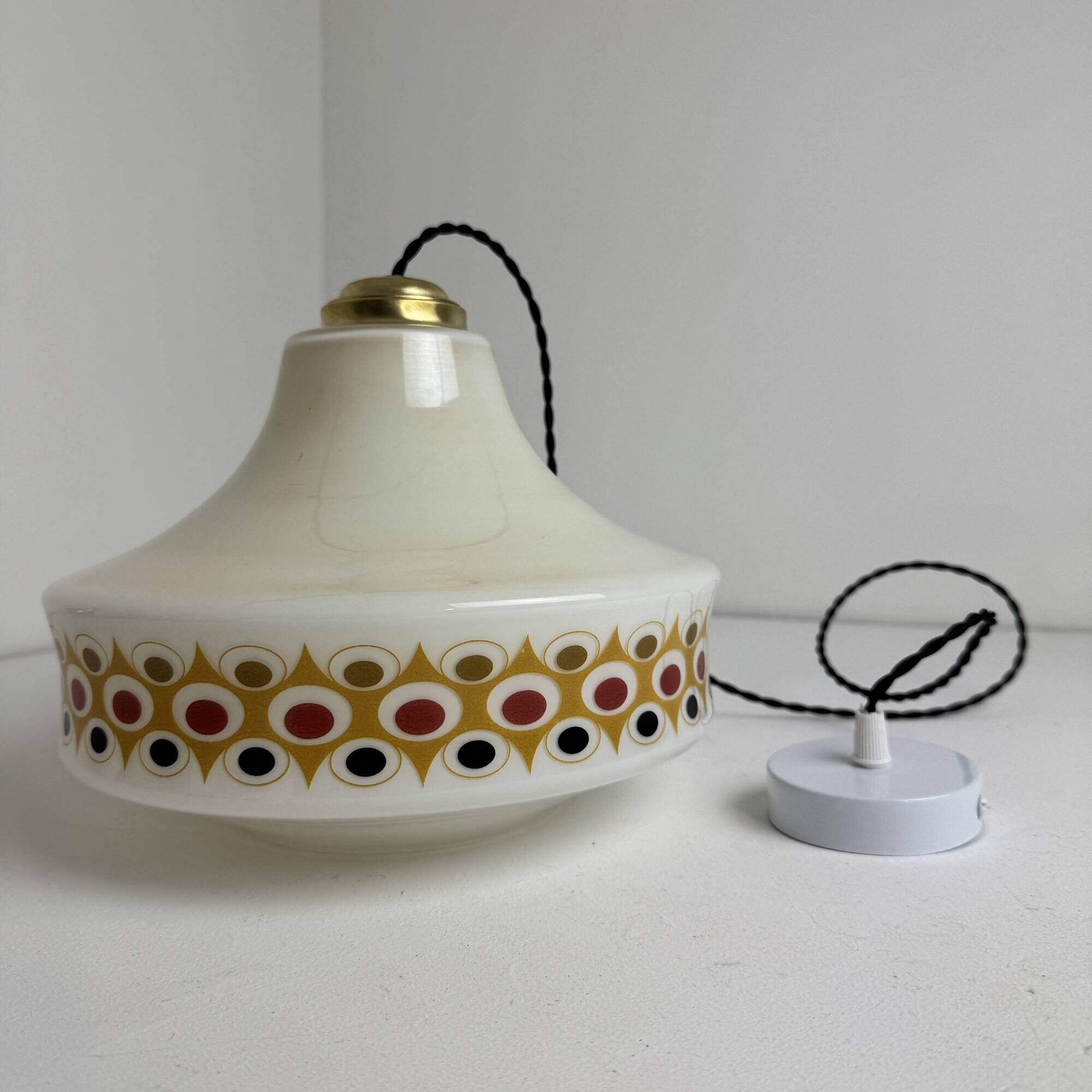Vintage space-age suspension lighting 1960