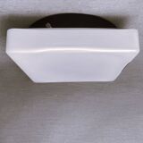 White  glass flush mount ceiling or wall lamp