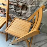 Pair of folding chairs from the 1980s