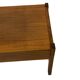 Vintage low sideboard with drawers 70's walnut veneer design