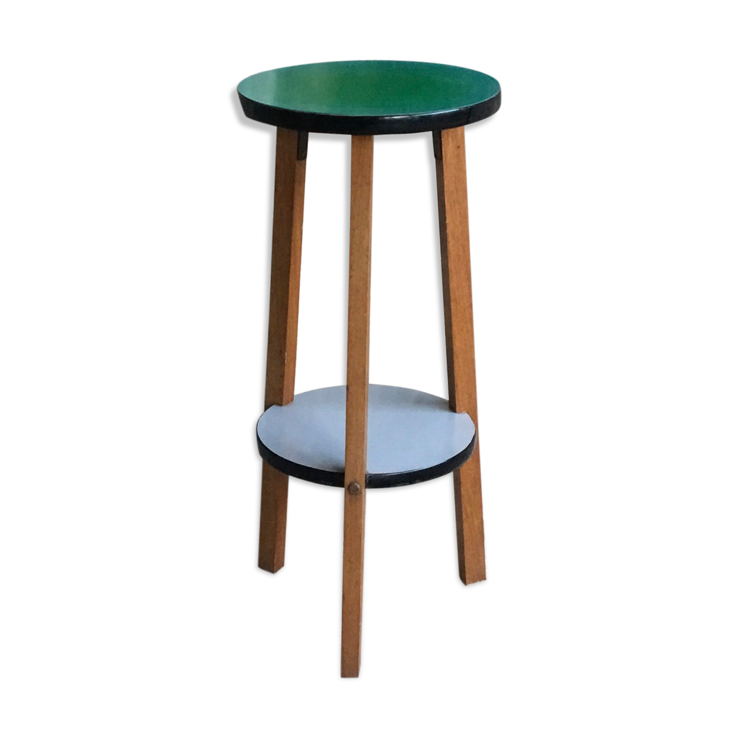 2-plate plant holder formica - vintage - 1960