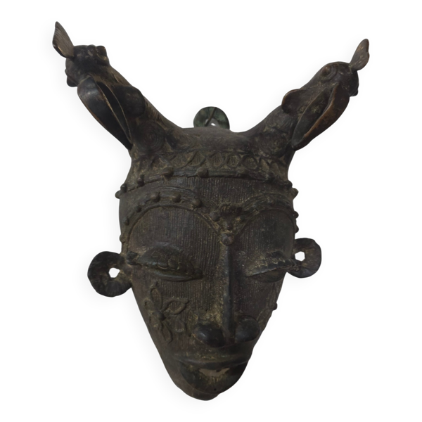 Masque Africain en bronze — Beyit