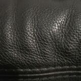 Black leather armchair Natuzzi