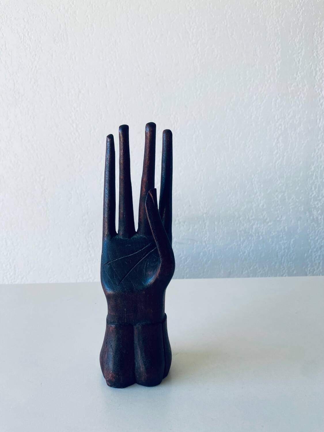 Decorative hand carved wood