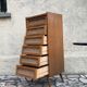 Chiffonnier pieds compas 1950 en bois clair