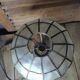 Original bedside desk lamp Crystal base Lampshade mother-of-pearl old
