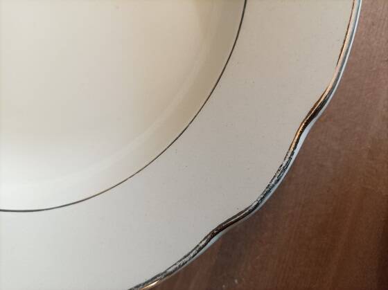 Assiette creuse Sarreguemines Liseré doré dc 1023424